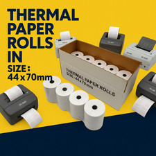 44 x 70 mm Premium Thermo Kassenbonrollen für Kasse, Registrierkasse & EPOS-20 Registrierkasse & POS-Rolle price
