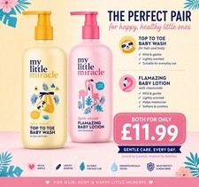 My Little Miracle Baby Wash & Lotion Bundle 2er Pack Mild Gentle Baby Care Set S1 Baby-Care Set price