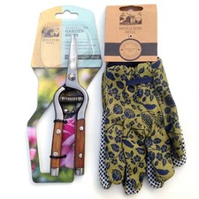 Traditionelle Gartenschere mit Eschenholzgriff Schere & Paar Gartenhandschuhe Set Scissors price