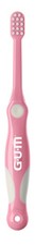 GUM Baby Monster soft Hand Zahnbürste 0-2 Jahre Mädchenfarben rosa oder gelb Baby-Zahnbürste price