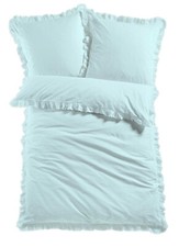 Satin Baumwoll Bettwäsche Hellmint Bettgarnitur Bett-Kissen-Bezug Set Neu Bettwäsche-Set price