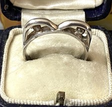 Vintage Studio Artisan Mid Century Modernist 925 Silber Tier Katze Fuchs Ohren Ring Costume Earrings price