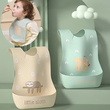 Waterproof Adjustable Food Feeding Supply Baby Bib Cartoon Saliva Towel Scarf Feeding Bib price