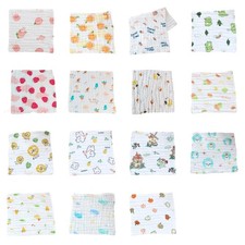 6-Layer Cotton Teething Bib Square Hand Towel for Teething Time & Feeding Hour Feeding Bib price