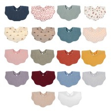 Baby Wave Shape Feeding Bib Bandana Burp Cloth Scarf Printed Saliva Towel Apron Feeding Bib price