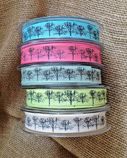 Berisfords BÄUME Waldbaum Wald - Band 15mm - 4 Farbtöne **Letzter Lagerbestand** Ribbons price