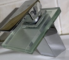 DESIGN GLAS ARMATUR WASSERHAHN EINHEBELMISCHER WASSERFALL  HAC24 Inline Faucet price