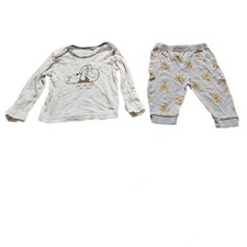 Babys Winnie Puuh Pyjama Set Größe-3-6 Monate Preloved Top Zustand Baby-Pyjama price