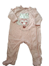 Nr.60 Baby Mädchen Strampler Schlafanzug Pyjama C&A rosa gr.62 Baby-Pyjama price