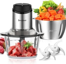 SOVYME Food Processor Küchenmaschine Zerkleinerer mit Glasschüssel Küchen-Robots price