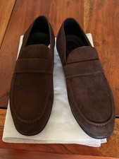 Shein Herren Slipper Loafer Kunstleder Braun EU 44 Slip-On runde Spitze Herren-Slippers price