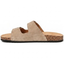 Damen/Herren Slippers Badeschuhe mit Schnallen Hausschuhe mit Korksohle Gino Herren-Slippers price
