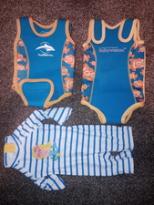Konfidence Babywarma Swim Neoprenanzug 0-6 & 6-12m + John Lewis UV Anzug 3-6m Baby-Badeanzug price