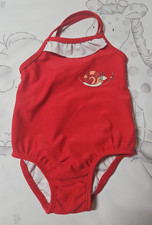 Sterntaler Baby Badeanzug Einteiler Tanktop rot/weiß Schnecke Größe 74 Baby-Badeanzug price