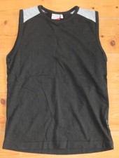 Unterhemd ärmelloses T-Shirt Jungen Tanktop Größe 128 schwarz  Jungen-Tank Top / Unterhemd price