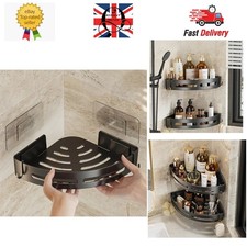 Badregal - selbstklebender Duschcaddy für Shampoo - Eckhalter aus Kunststoff Badezimmer-Shelf price