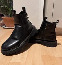 Halbhohe Stiefel Schwarz für Mädchen. Gr.35 Mädchen-Stiefel price