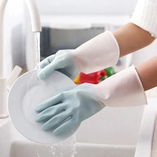 Wasserdichte Gummi Geschirrspülhandschuhe dünne Latex Reinigung Küchenhandschuhe UK Handschuh Küchen-Glove price