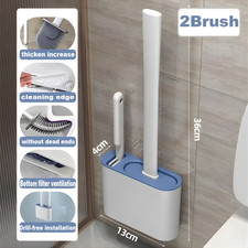Silikon Toilettenbürste & Toilettenbürstenhalter Soft TPR Reinigungsbürste Komplettset Toilet Brush price