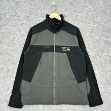 Mountain Hardwear Jacke Herren Large grau schwarz Windstopper Fleece Gorpcore C34 Windstopper & Fleece price