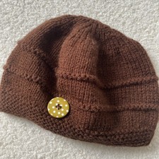 Strickmütze Damen beanie Wolle/Akryl Braun Damen-Beanie price