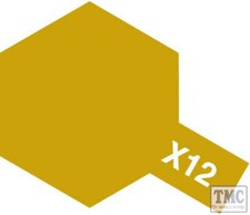 81512 Tamiya Acryl Mini Farbe X - 12 Blattgold Gold Leaf Paint price