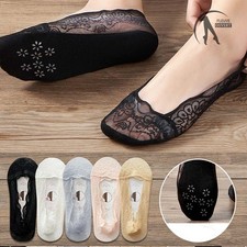 4 Paar Socken Füßlinge Ballerina Sneaker Socken Atmungsaktiv Damen Spitzen 35-39 Socken (Outdoor) price