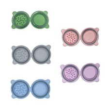 Foldable Cat Bowl No-slip Dog Feeding Bowl Anti-Chocking Silicone Bowl Pet Plate Feeding Plate price