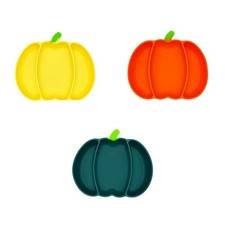 Silicone Suction Plate for Infants Toddler Halloween Pumpkin Self-Feeding Bowl Feeding Plate price