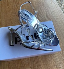 Silber Abendschuhe rosa von Paradox Gr. 6 (39) Evening Schuhe price