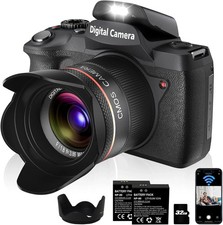 ISHARE Digitalkamera 5K 64MP WiFi Kameras für Fotografie mit Dual-Objektiv Digital Cameras price