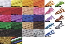 Chenilledraht 10 Stck. 50cm lang (Pfeifenreiniger Biegeplüsch Pfeifenputzer) Chenille price