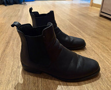 Divided by H&M Damen Chelsea-Stiefeletten schwarz Kunstleder flach EU 39 Damen-Stiefel price