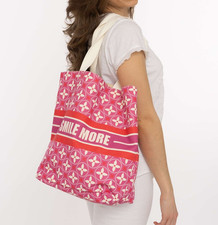 Zwillingsherz Umhängetasche Strandtasche Shopper Tasche pink orange bunt NEU Taschen price