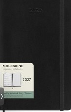 Moleskine 2027 . 12M Weekly Hardcover Notizbuch Tagebuch schwarz. L 21x13 cm Hardcover Notebook price