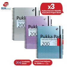 Pukka Block Projekt Buch Hardcover Notizbuch Teiler & Taschen Notizblock 3er Pack Hardcover Notebook price