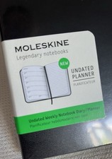 Moleskine Hardcover großes undatiertes wöchentliches Notizbuch Tagebuch/Planer in schwarz Hardcover Notebook price