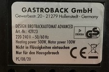 Brotbackautomat Gastroback Brotbackautomat price