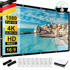Beamer Leinwand Mit Haken 16:9 Outdoor Heimkino 4KHD Projector Screen 100/120" Projector Screen price