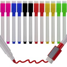 12er Whiteboardmarker Set Magnet und Wischer Boardmarker Tafelstift Stifte Büro Whiteboard price