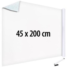 infactory Selbstklebende Whiteboard-Folie mit Marker und Wischer, 45 x 200 cm Whiteboard price