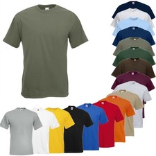 Fruit of the Loom Super Premium T Herren T-Shirt S - 5XL Schwere Qualität Herren-T-shirt price