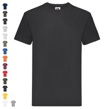 Fruit of the Loom Super Premium T Herren T-Shirt Schwere Qualität Basic Shirt Herren-T-shirt price