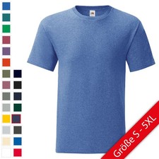 Fruit of the Loom Iconic T Herren T-Shirt tailiert weicher Griff NEU Herren-T-shirt price