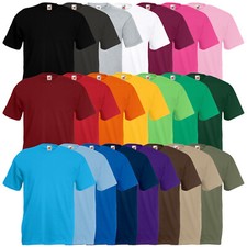 Fruit of the Loom Herren T-Shirt Valueweight T Unisex S M L XL XXL 3XL 4XL 5XL Herren-T-shirt price
