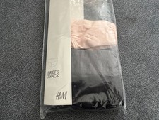 H&M Unterhose Unterslip Slip Baumwolle Rosa Grau Schwarz Mädchen Damen S 170 Neu Mädchen-Unterwäsche price