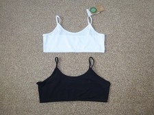 *NEU* 2 x C&A Bustier weiß schwarz für Mädchen Gr. 182 mit Etikett Mädchen-Unterwäsche price