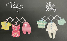 Babykleidung & Kleiderbügel Kartenaufleger Stanzsets in verschiedenen Farben Baby-Clothes Hanger price