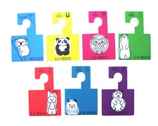 Katies Laufstall Baby Kleidung Kleiderschrank Trennwände Organizer Kleiderbügel - helle Tiere Baby-Clothes Hanger price