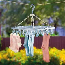 32 Clip Faltbare Socken Trockner Luftsprudler Aufhänger Wäscheleine Babykleidung Unterwäsche Baby-Clothes Hanger price